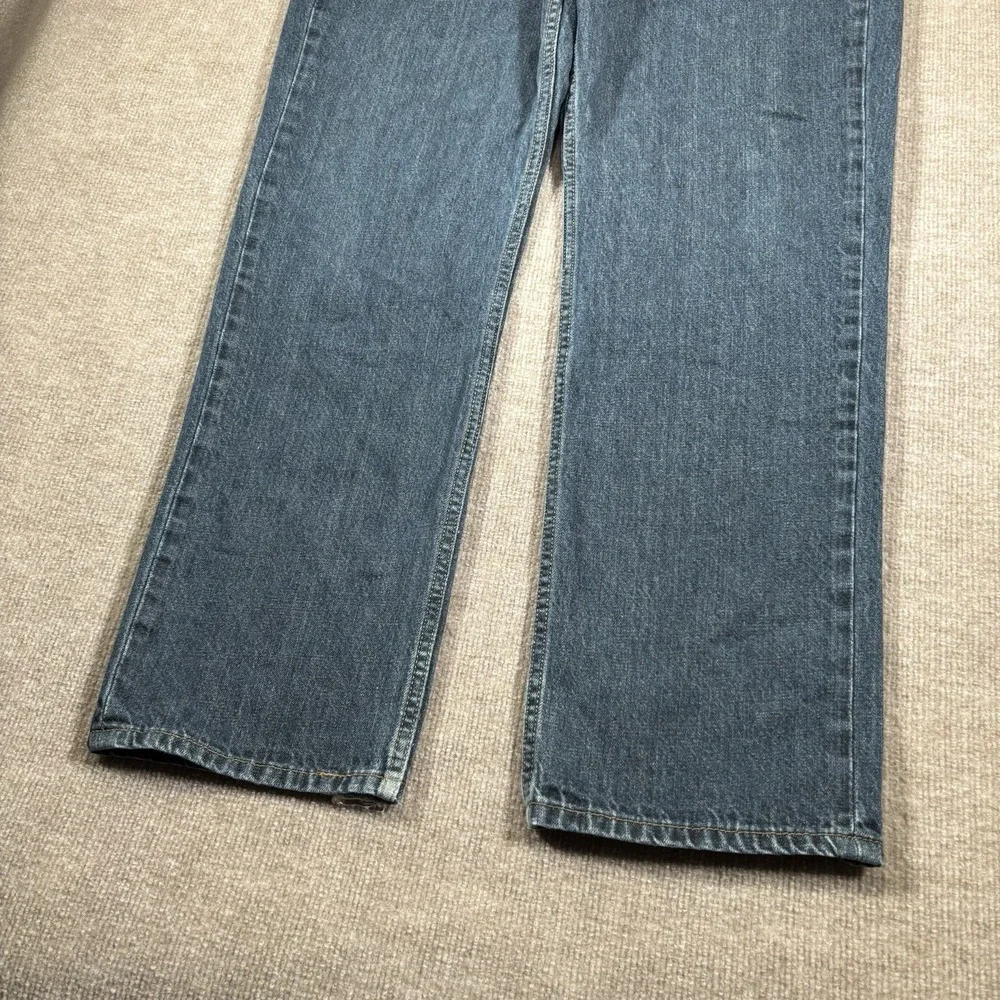 Levis 514 Jeans‎ Mens 38x32 Straight Fit Medium Wash Blue Denim Cotton